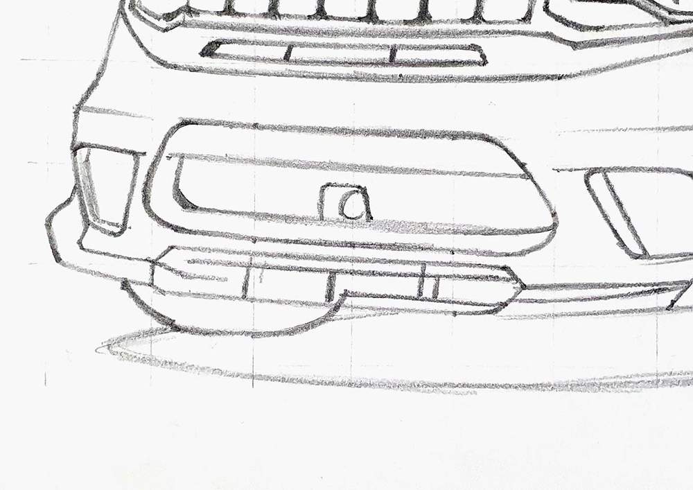 How To Draw A Jeep Grand Cherokee Trackhawk - Simple Step-By-Step Tutorial